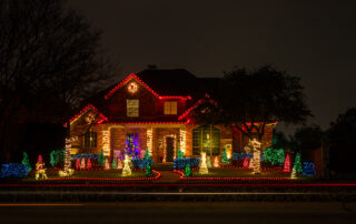 outdoor holiday lights LED